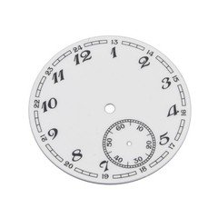 38.9mm Steel Men Watch Dial Face Wirstwatch Plate For ETA 6498 ST36 Movement