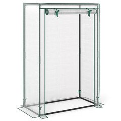39 In. X 20 In. X 59 In. Portable Mini Greenhouse with Roll-Up Zippered Door, In