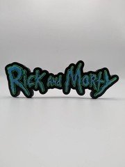 3D Printed Glow in the Dark Rick and Morty Logo Display Sign For Collections