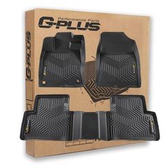 3pc TPE Floor Mats Honda Civic 16-21 Sedan/Coupe Hatch 17-21 Insight 16-21 Black
