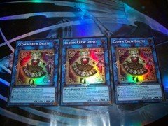 3x Clown Crew Dristy 1st Edition Super Rare CORI-EN042 Yu-Gi-Oh!