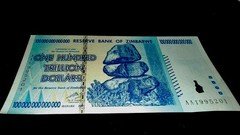 3xZimbabwe 100 Trillion Dollars 2008 AA P-91 Banknote New UNC Zim Currency w/COA