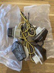 4 NOS Aftermarket Small Smoked LED Indicators/ Winker Units