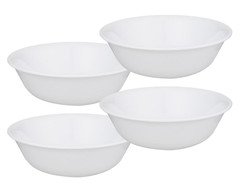 (4 Pack) Corelle Winter Frost White 18 oz Soup Bowl Set