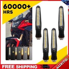 4 Pack Motorcycle Turn Universal Signal Flasher Amber Lights Fits Suzuki DRZ400s