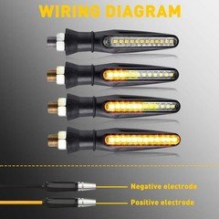 4 Pack Universal Motorcycle Turn Lights Signal Blinker Amber FIT Suzuki DRZ400SM
