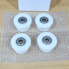 4-Pack Wheels / Rollers For Total Gym For Models 1000 1100 1400 1500 White