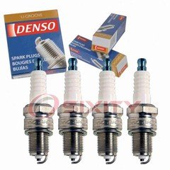 4 pc Denso Standard U-Groove Spark Plugs for 1988-1989 Yugo GVL 1.1L L4 wt