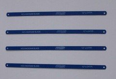 (4) Portland Saw 12 inch HCS Hacksaw Blades 24 TPI