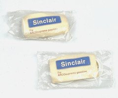 4 Sinclair Try Arco Supreme Gasoline Bottle Caps Sealed NOS 2 Pkgs VTG Gas