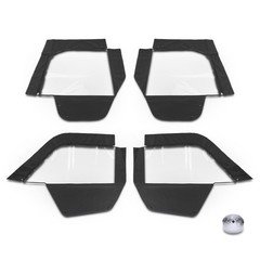 4-Upper Half Soft Upper Doors 17-22 Fit For Can-Am Defender Max HD8