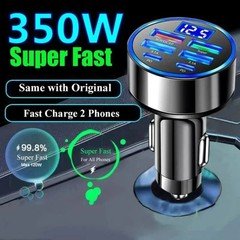 4 USB Port Super Fast Car Charger Adapter for iPhone Samsung Android Cell Phone