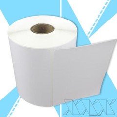 40 rolls 4x3 Direct Thermal Labels Zebra Compatible, Perforated, 500/RL
