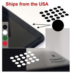 40x Camera Cover For Phone Laptop Webcam Stackable Reusable Privacy Sticker Pack