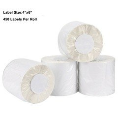 450/Roll 4x6 Direct Thermal Shipping Postage Labels Zebra ZP450 505 2844 Eltron