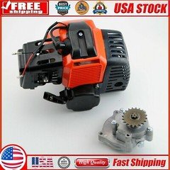47CC 49CC Complete Kit Engine Motor & Gear Box Scooter Mini Dirt Pocket Bike ATV