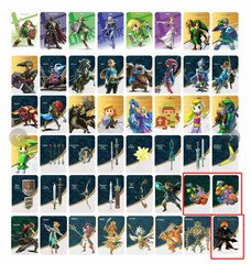 48pcs BOTW TOTK Zelda Tears of the Kingdom Mini NFC Cards for Switch 1 2 /Wii U