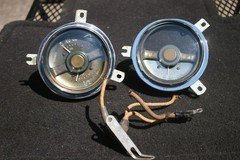 49 1949 50 1950 Plymouth Vintage Gauge Cluster Set - Oil, Amp & Fuel
