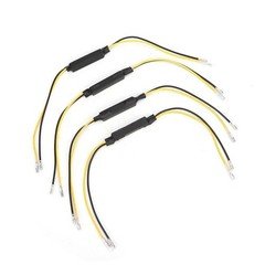 4Pc LED Load Resistor Decoder Motorcycle Turn Signal Indicator Light LED Load US