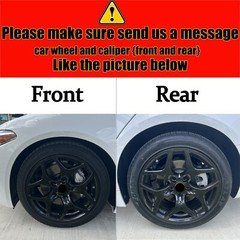 4pcs Blue Customized Aluminum Car Brake Caliper Covers for BMW X3 Accessories