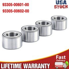 4x Front Rear Wheel Bearings For 03-22 Yamaha Grizzly 550 660 700 93305-00601-00