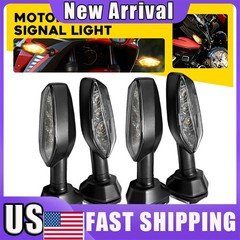 4X Motorcycle Front Rear Turn Signal Indicator Lights Replaces for KAWASAKI ZX