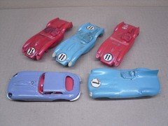 5- STROMBECKER 1/32 Scale Slot Car body junkyard for parts racing or restoration