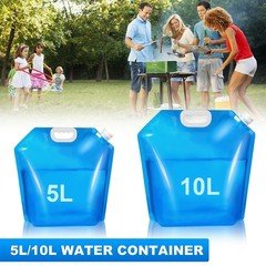 5 Gallon Collapsible Water Container - Foldable Jug with Spigot for Camping