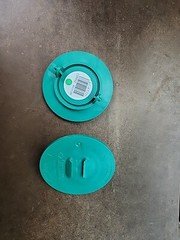 (5) In-Ground termite killtrap baitstation CAPS/LIDS/TOPS ONLY new.