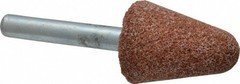 5 pcs NORTON A5 Abrasive Mounted Points Wheels 3/4" x 1-1/8" x 1/4" Shank