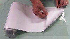 5 YD 8" Brodart Just-a-Fold III Archival Book Jacket Covers - super clear mylar