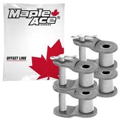 #50-2 Offset Half Link for Roller Chain Double Strand (Qty 2)