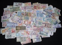 50 Different World Banknotes Paper Money-Authentic, Uncirculated