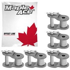 #50 Offset Half Link for Roller Chain Single Strand (Qty 5)