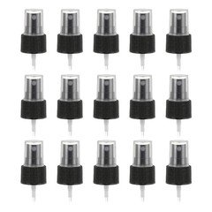 50 Pcs Black Spray Top, 24/410 Fine Mist Sprayer Reusable Replacement Top