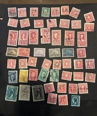 50+ US Revenue - Documentary Stamps Lot R152 and up, mixed condition