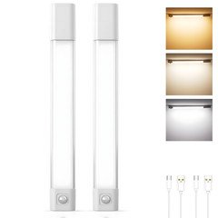 50LED Rechargeable Motion Sensor Closet Light Dimmable Under Cabinet Kitchen