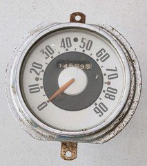 50's Vintage OEM FORD TRUCK SPEEDOMETER CLUSTER 