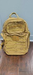 5.11 TACTICAL BACKPACK, RUSH 24 2.0 LARGE  KANGAROO, khaki #58601 compartments!!