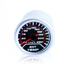 52MM 2" CAR LED EXHAUST GAS TEMPERATURE TEMP EGT GAUGE METER POINTER SENSOR