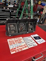 #587 1976 - 1979 Rebuilt dash cluster f100 f150 250 f350  78/79 bronco