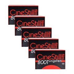 5x CineStill Film 800Tungsten C-41 Color Negative Film - 35mm, 36 Exposures