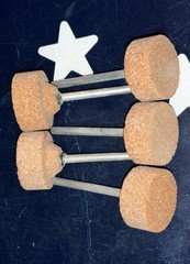5X Modern Abrasives W213 7/8X3/8 GP Mounted Wheels 1/8” Shank ML50W213 213WR6RD1