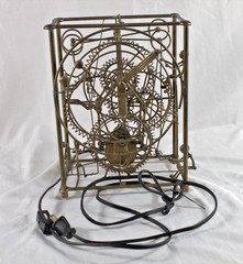 6 Man Clock by Kinetico Studios Gordon Bradt ~AS IS FOR PARTS OR POSSIBLE Repair