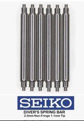 6 PC 20mm 22mm 24mm Spring Bar for Seiko Non-Magnetic Stainless 2.5mm 1.1mm Tip