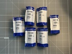 6 Rolls - Fujichrome Velvia 50 120 Film, Fuji Fujifilm- Stored Frozen!