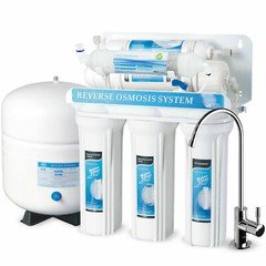 6 Stage Advanced Reverse Osmosis Drinking Water System add Alkaline Filter 75GPD