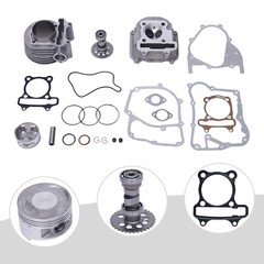 61mm Big Bore Cylinder Piston Gasket Kit Top End For GY6 150CC Scooter ATV