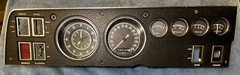 68-70 Mopar B body Rallye Dash with Refaced Speedo, Gauges & 69 Refinished Bezel