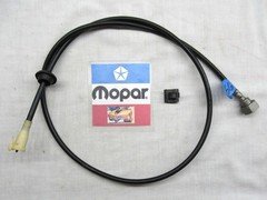 68-76 MOPAR A B E body 56" speedometer cable with clamp